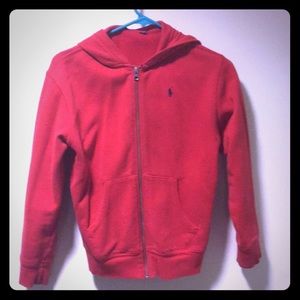 Boys Ralph Lauren zip up hoodie